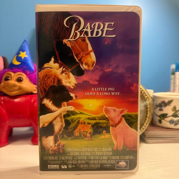 Babe VHS Tape 1995 • Universal • Classic Family Movie • Tested Working - Picture 1 of 3